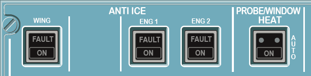 A320 Anti Ice Control Panel