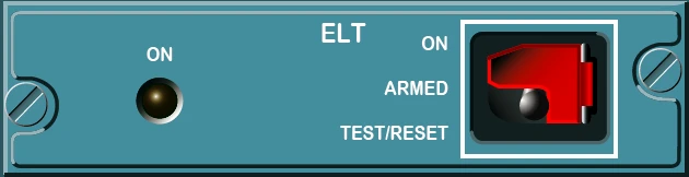 A320 ELT Control Panel