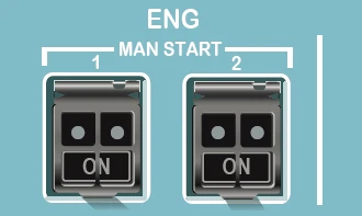 A320 ENG Manual Start Panel