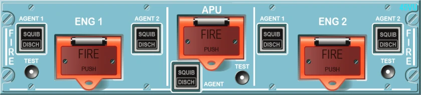 A320 FIRE CONTROL PANEL - AviationHunt