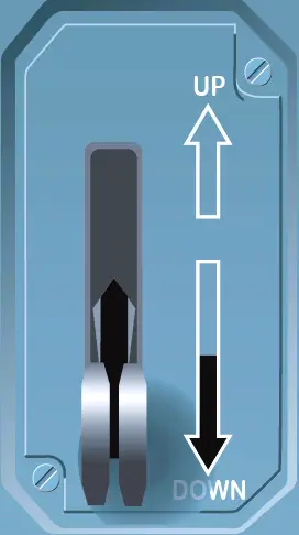 A320 Landing Gear Selector