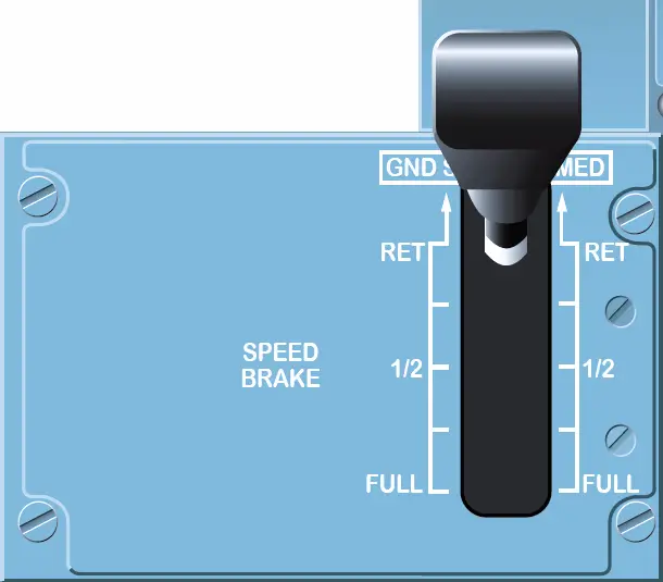 A320 Speedbrake Lever