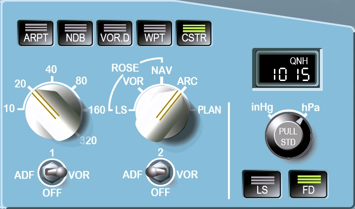 A320 EFIS Panel FO