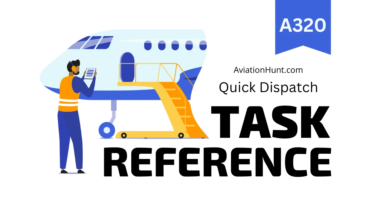 Airbus A320 Task Reference for Quick Dispatch